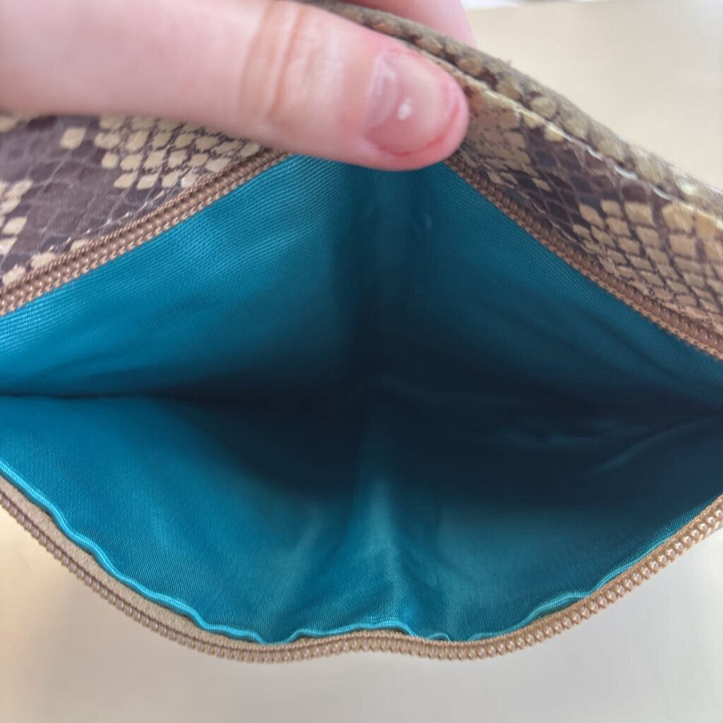 Hobo Snakeskin Lauren Clutch Wallet