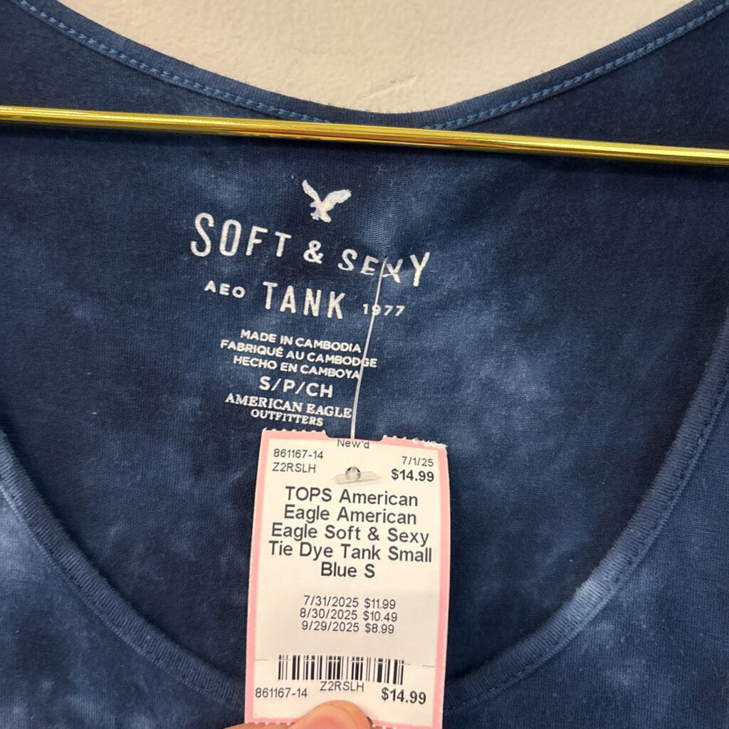 American Eagle Soft & Sexy Tie Dye Tank Small