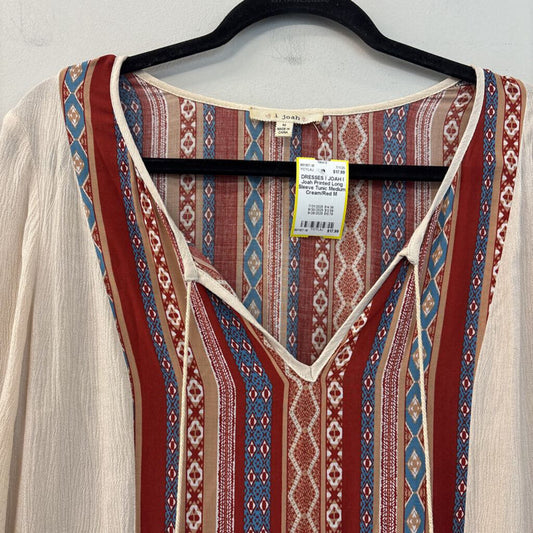 I Joah Printed Long Sleeve Tunic Medium