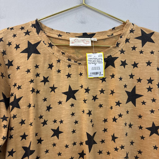 Paper Lace Star Hi-Low Short Sleeve Top Medium