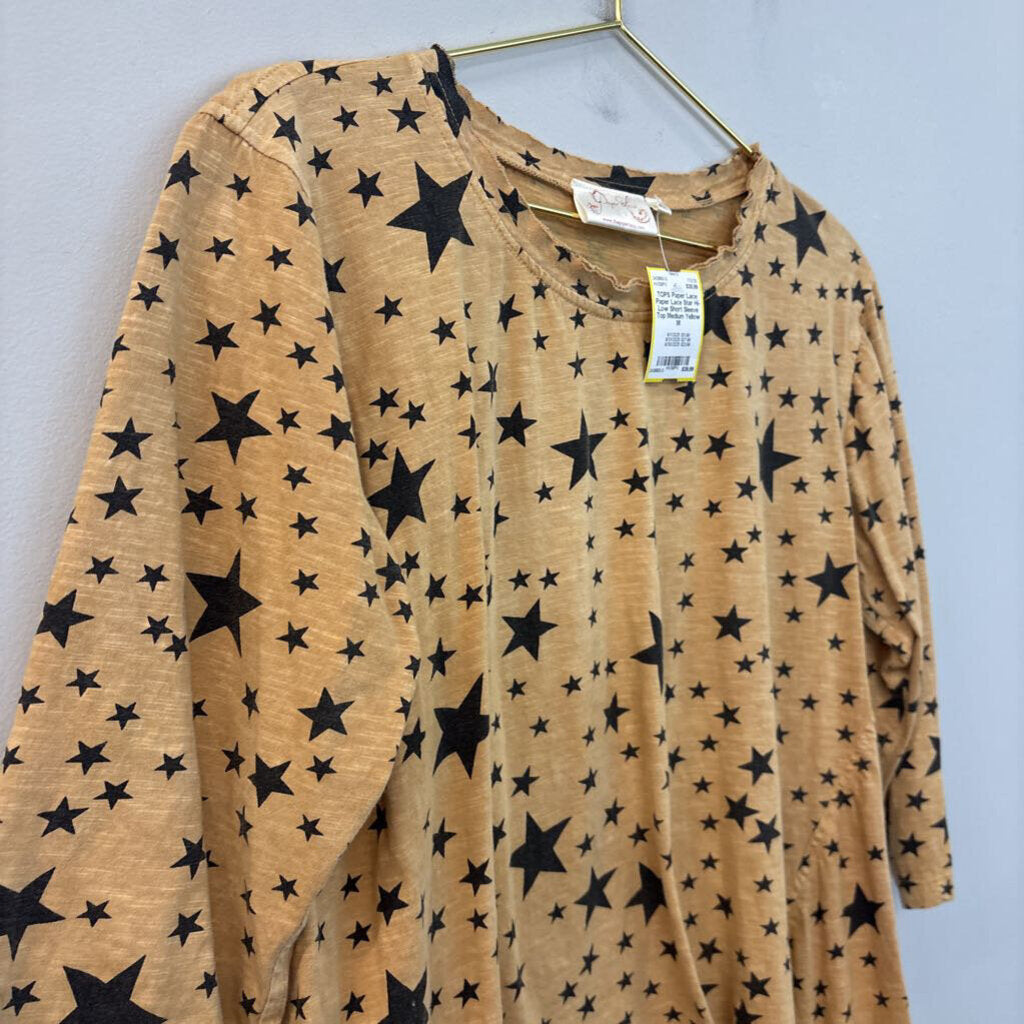 Paper Lace Star Hi-Low Short Sleeve Top Medium