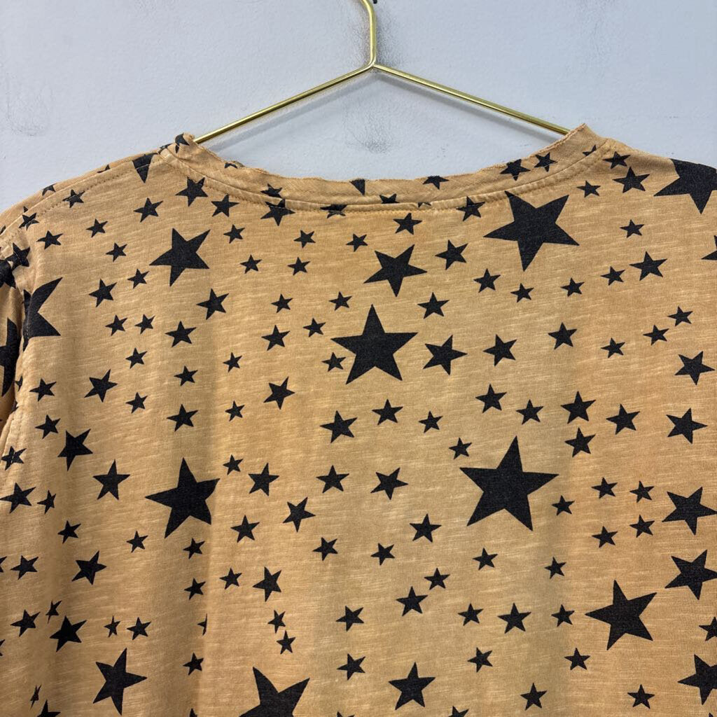 Paper Lace Star Hi-Low Short Sleeve Top Medium