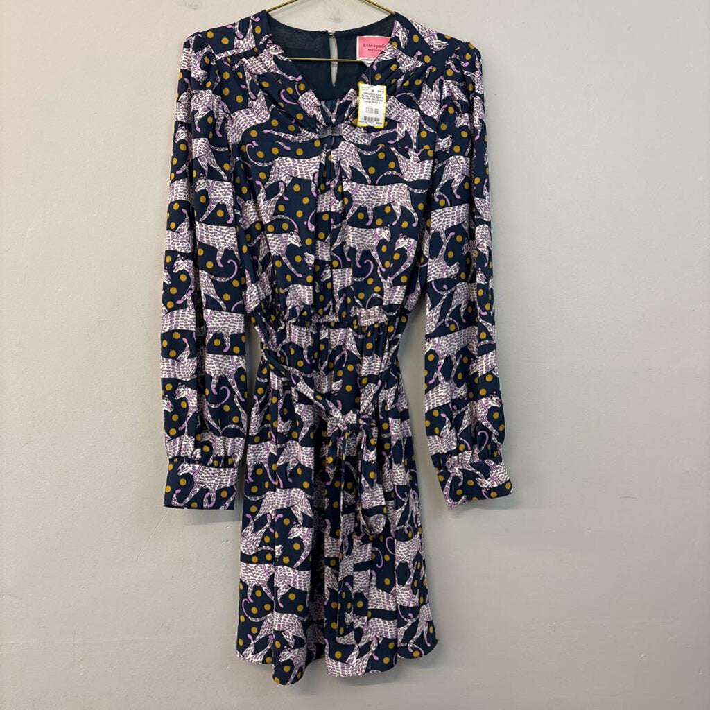 Kate Spade Panther Dot Dress Large