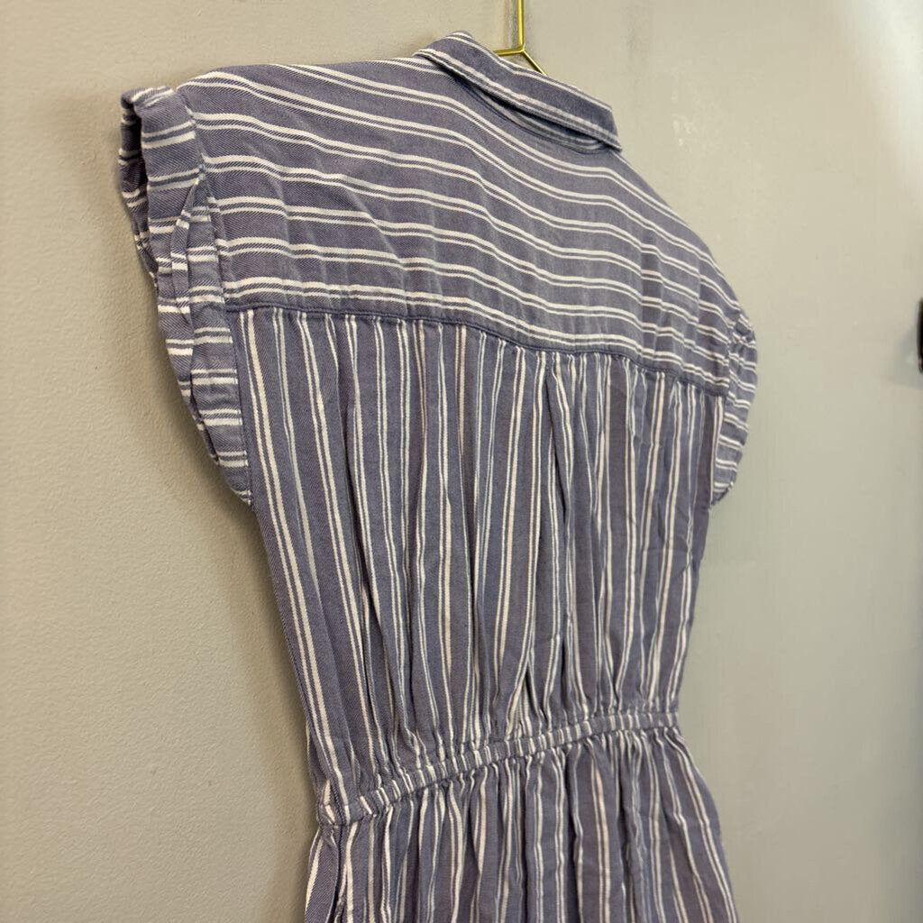 Japna Striped Collared Dress Medium