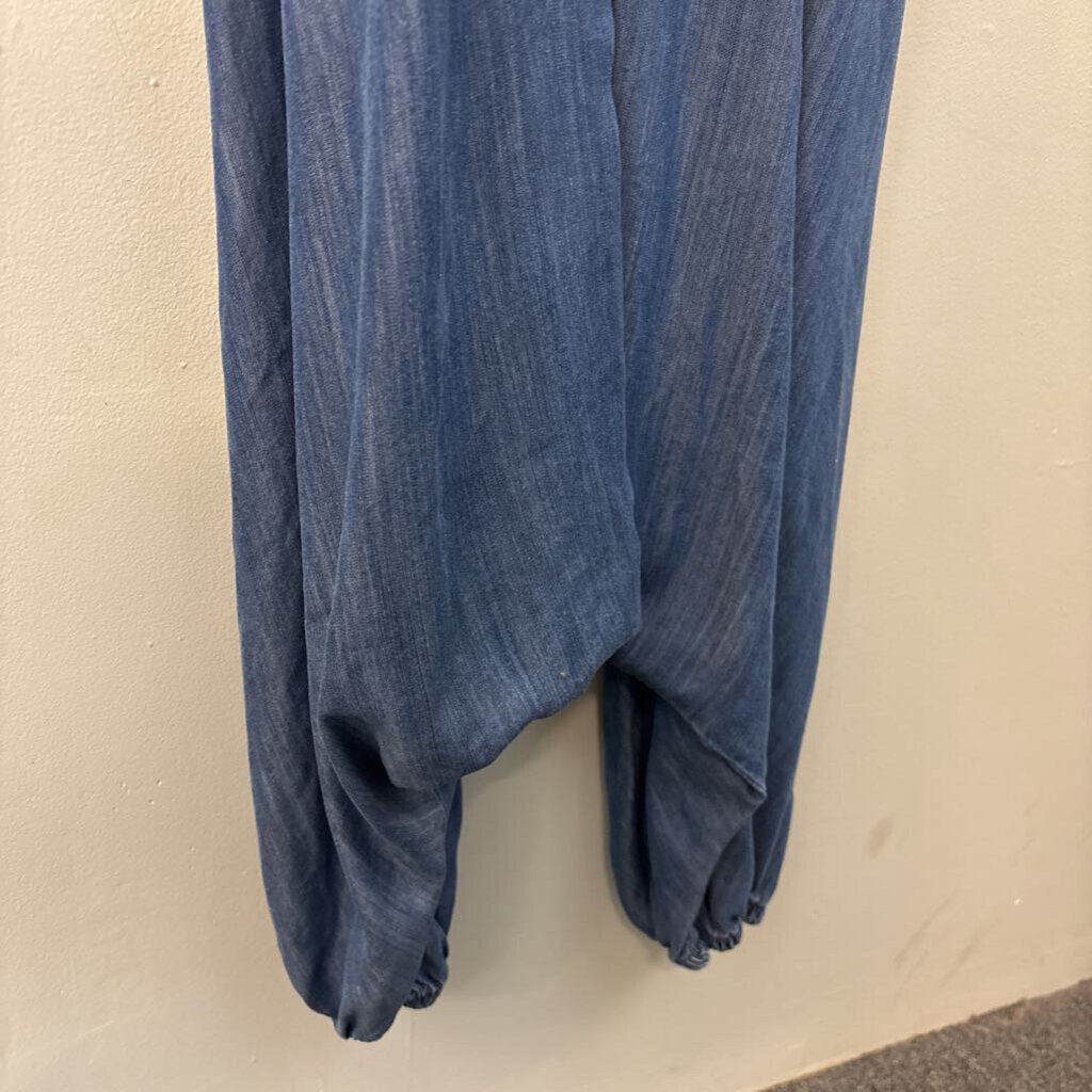 Neways Drop Crotch Chambray Overalls 40