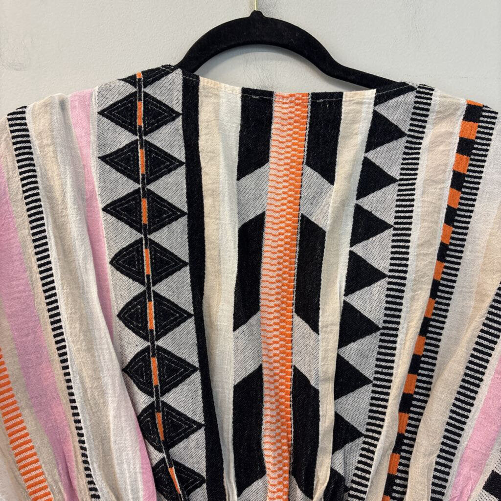 Devotion Twins Striped Cinched Top Small