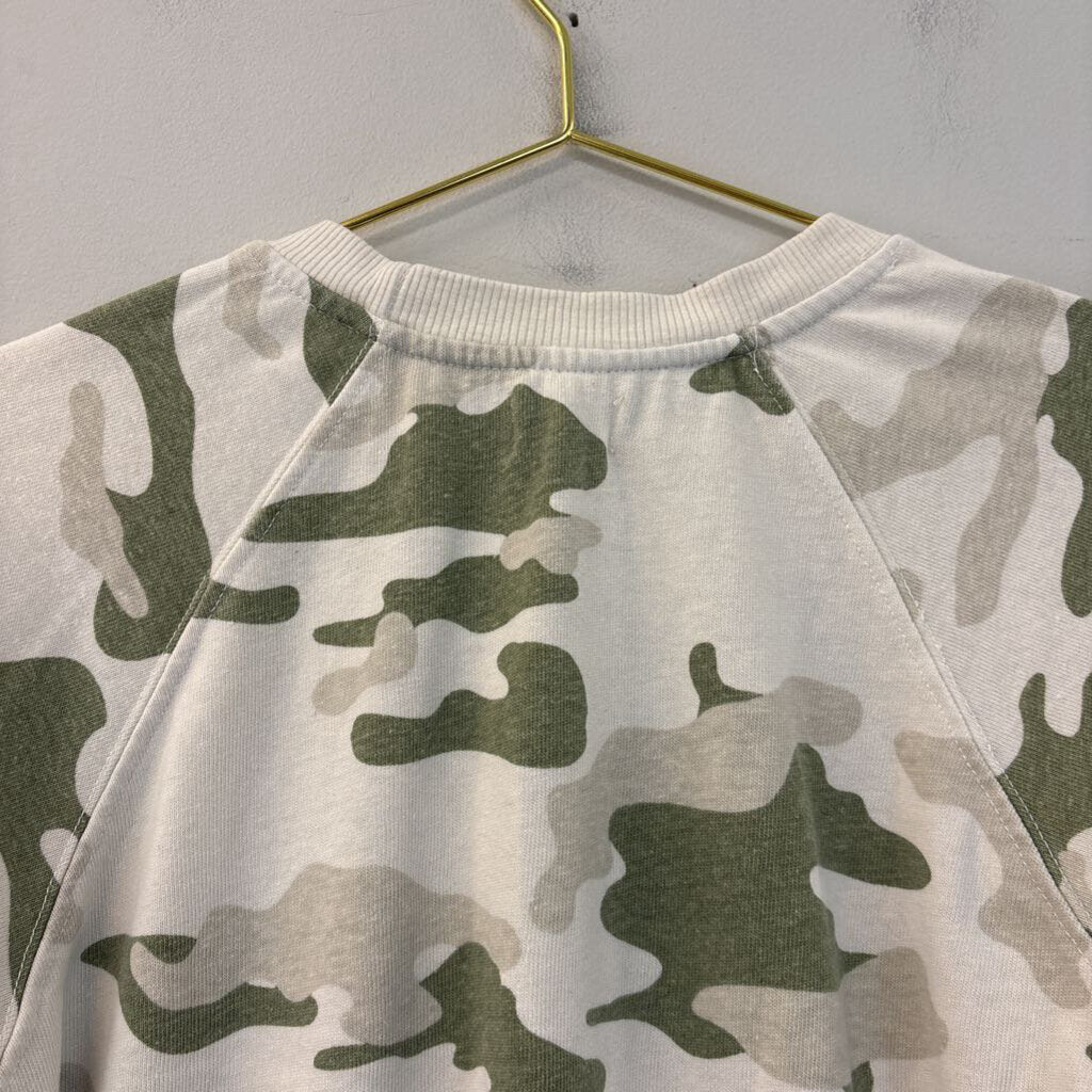 Sundry Short Sleeve Camo Top Small (1)