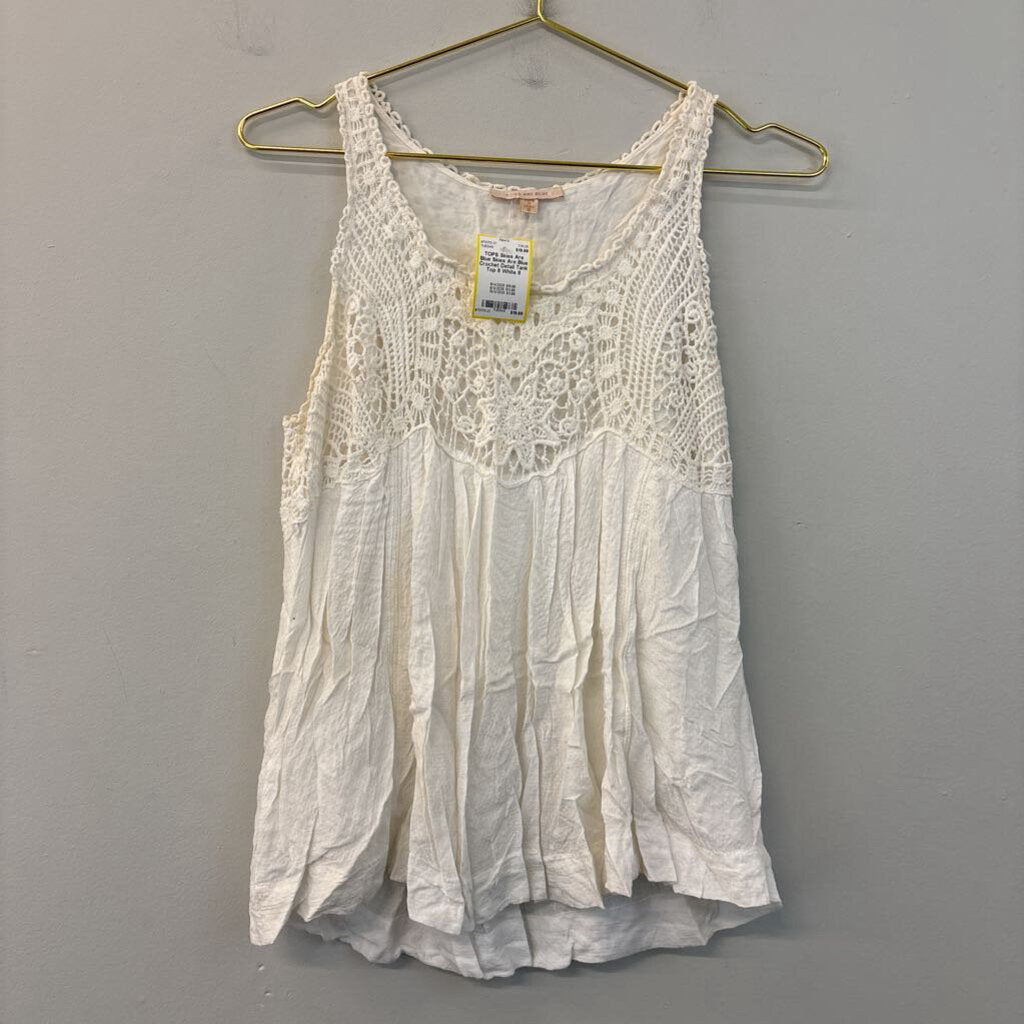 Skies Are Blue Crochet Detail Tank Top 8