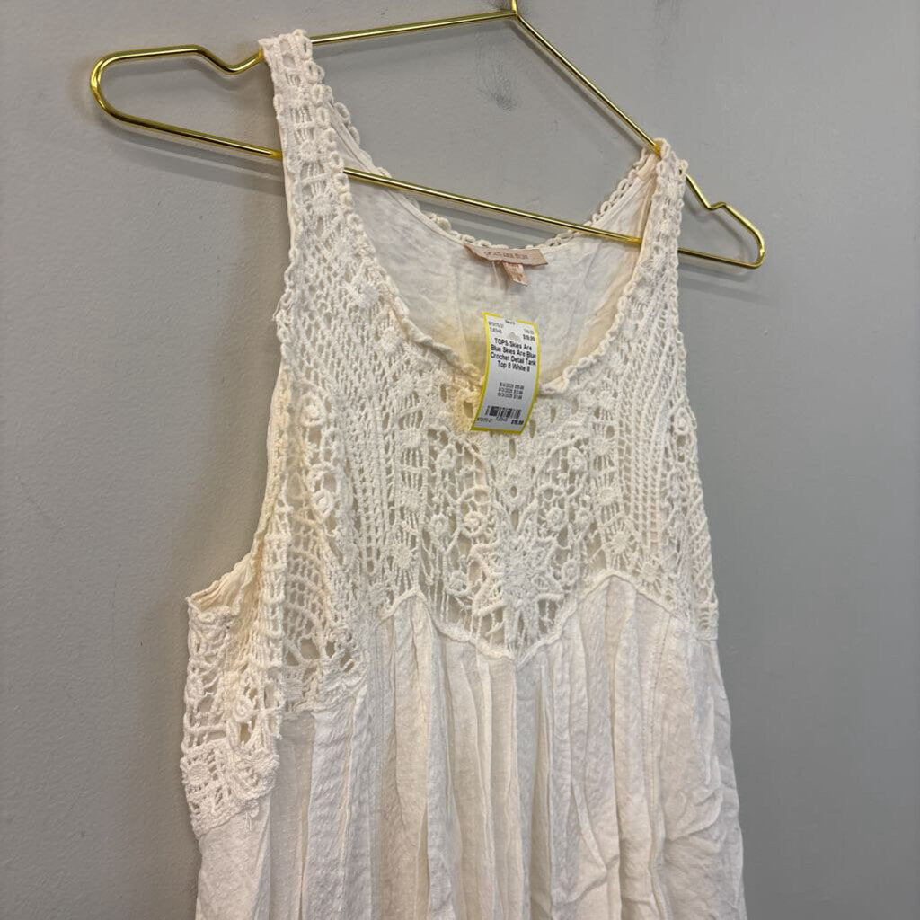 Skies Are Blue Crochet Detail Tank Top 8