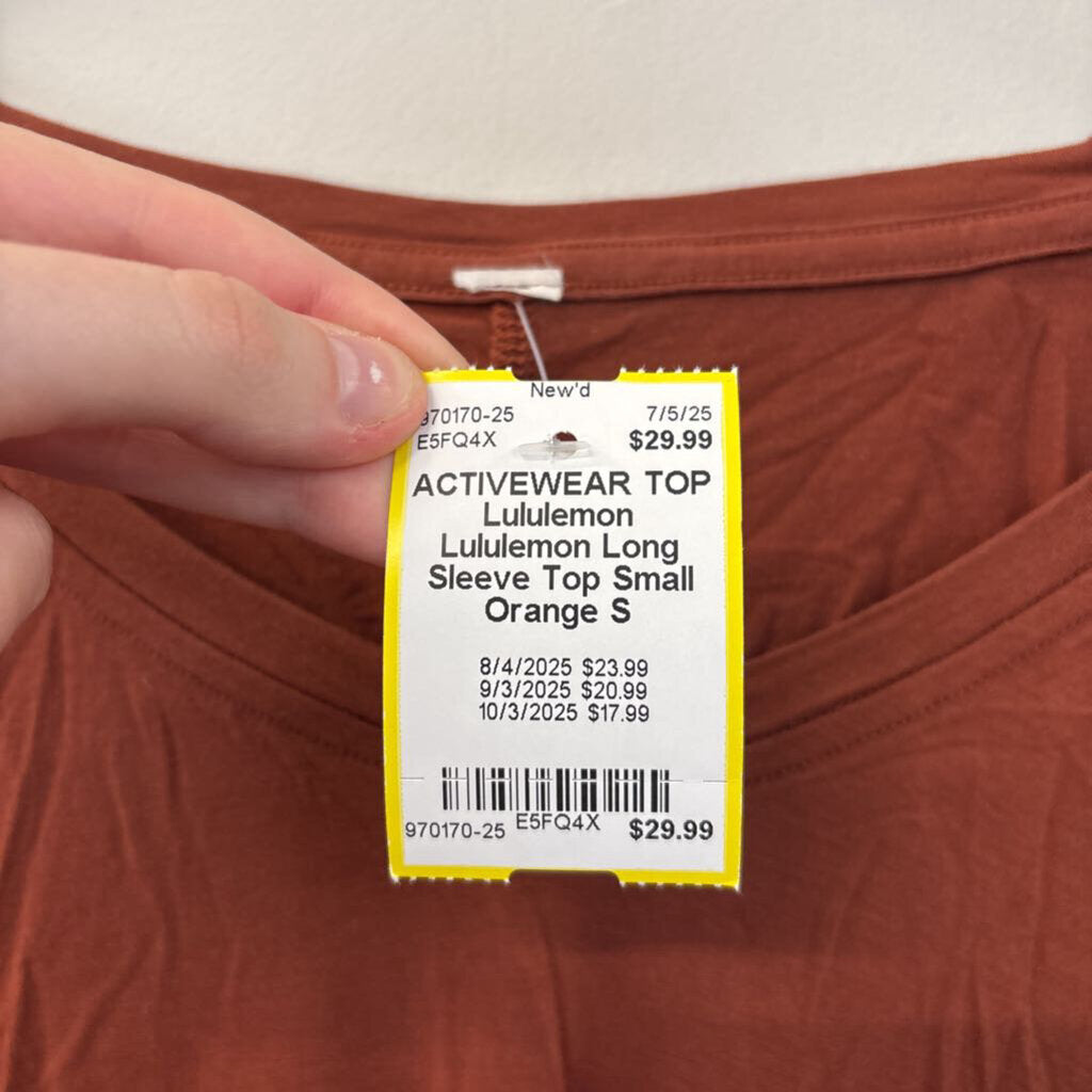 Lululemon Long Sleeve Top Small