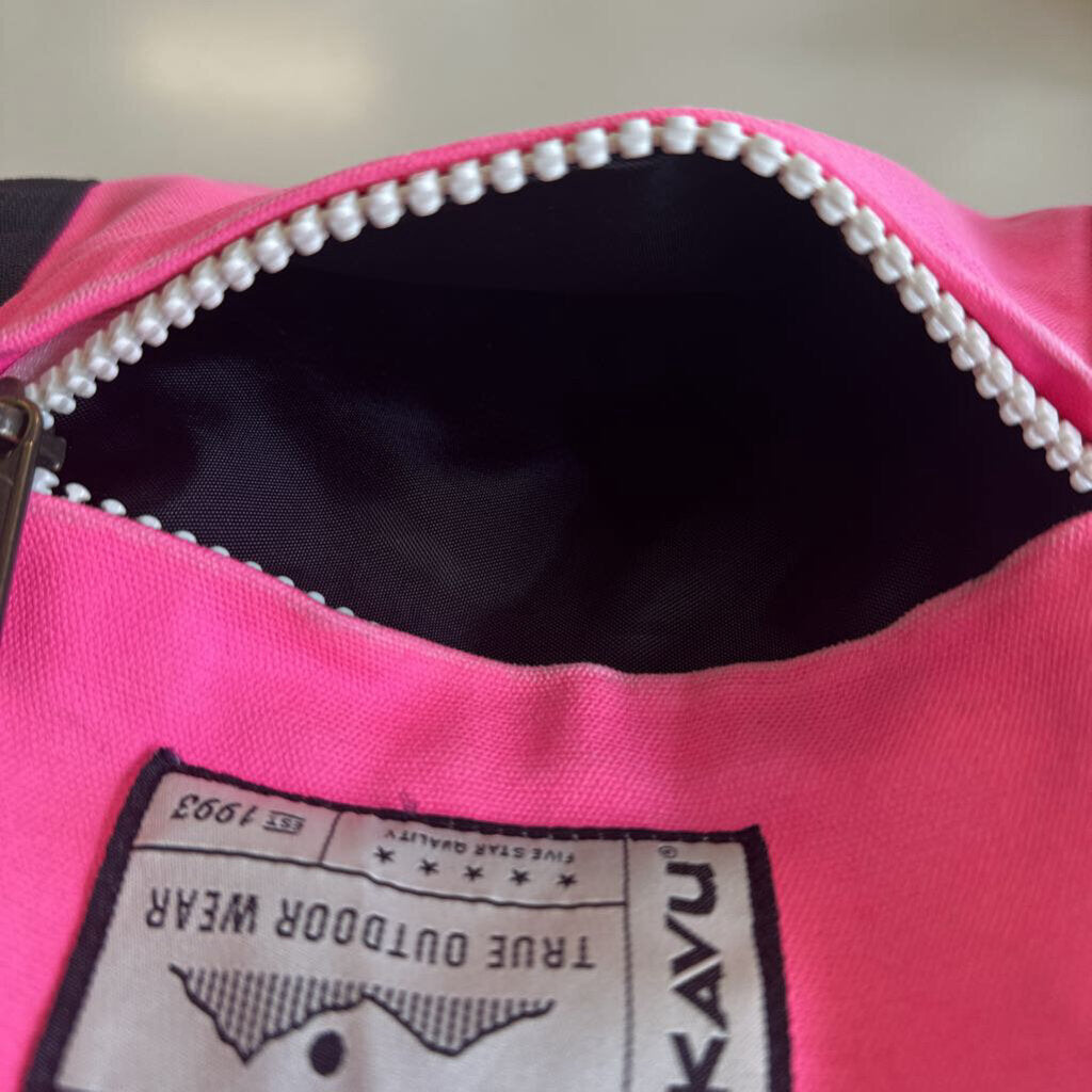Kavu Hot Pink Canvas Backpack