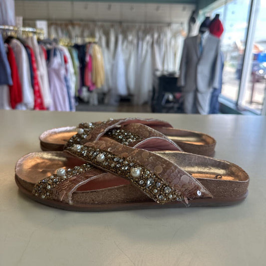 Free People Moon Child Embellished Sandals 37