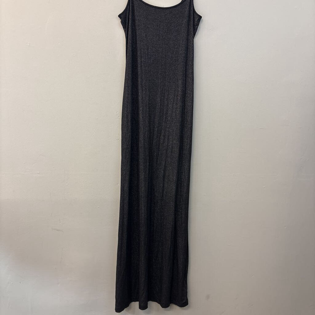 Skims Ribbed Metallic Stretch Maxi Dress 2X