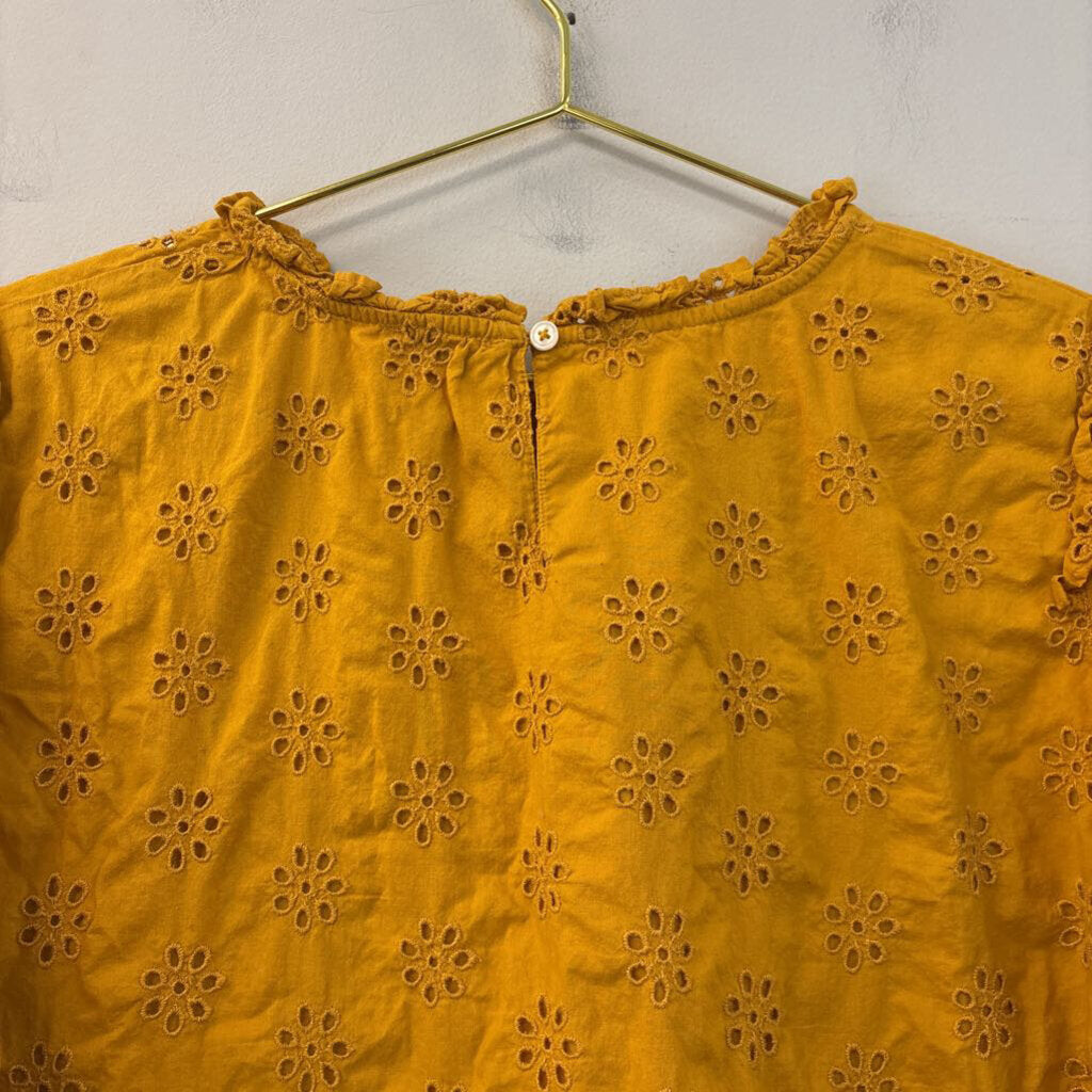 J. Crew Eyelet Long Sleeve Top Extra Large