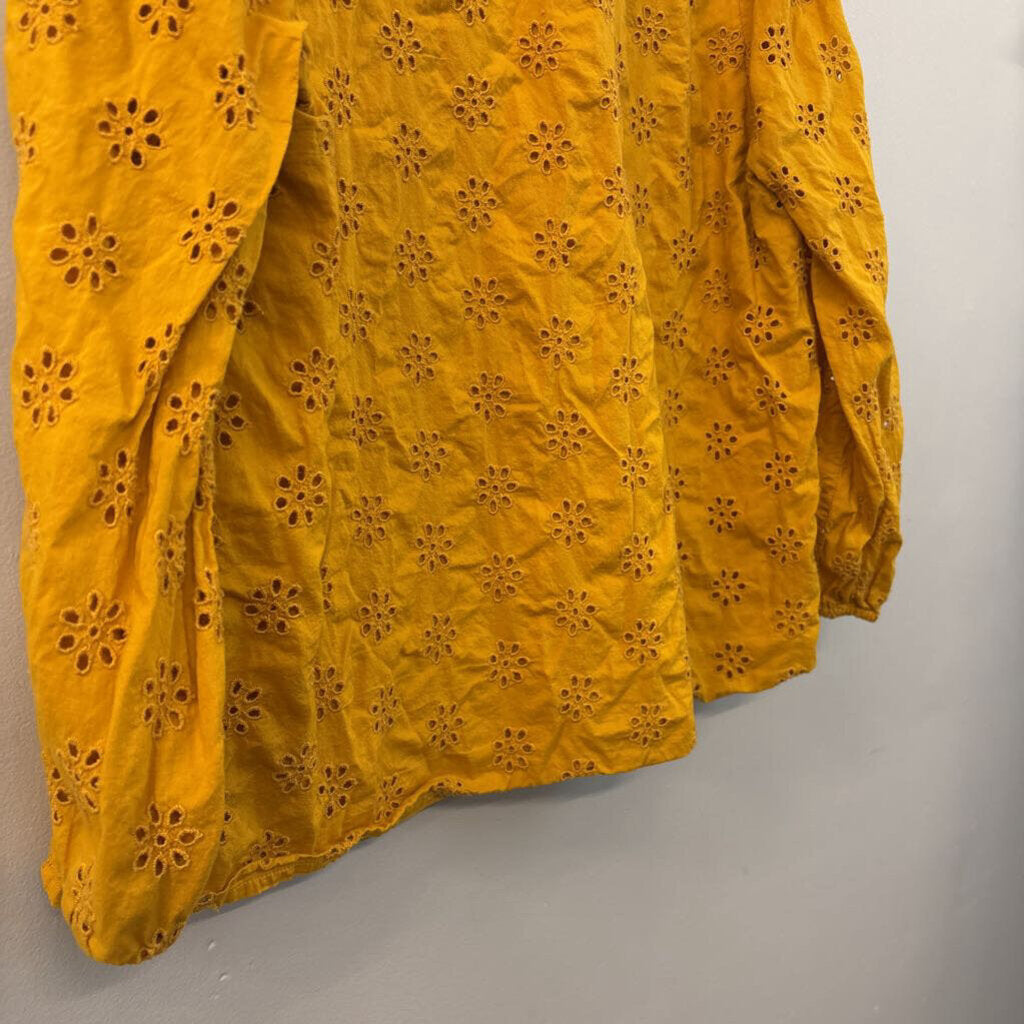 J. Crew Eyelet Long Sleeve Top Extra Large