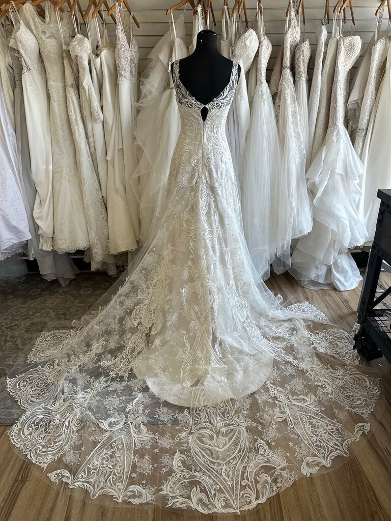 Casablanca 2370 Sequin Lace A-Line Bridal Gown 2