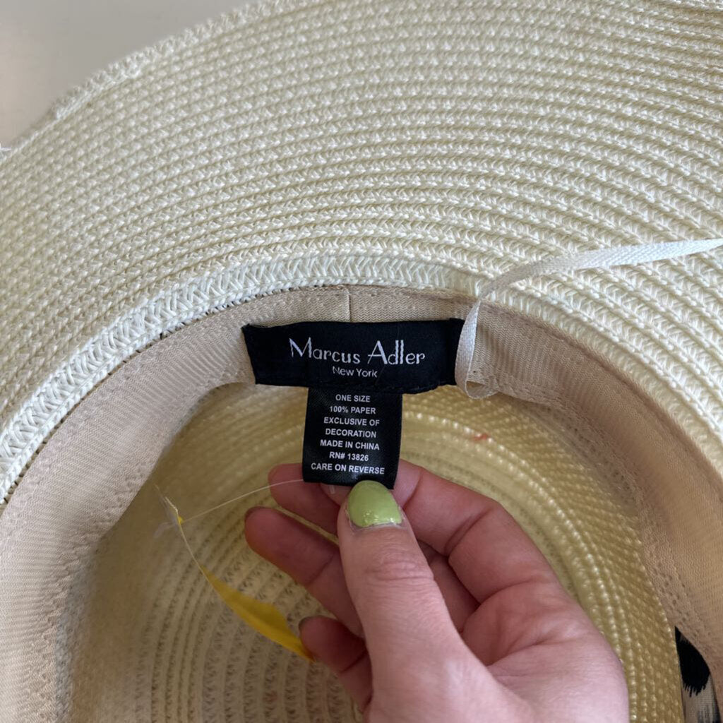 Marcus Adler Cream/ Leopard Sun Hat