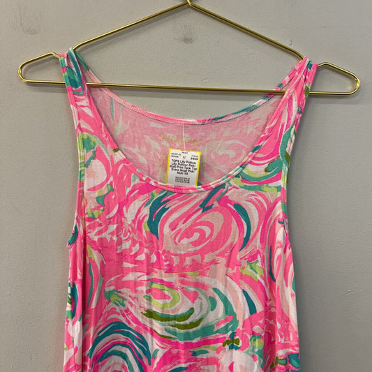 Lilly Pulitzer Pink/ Multi Print Tank Top Extra Small