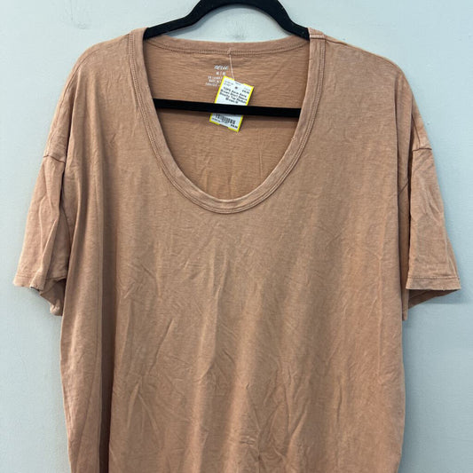 Aerie Brown Short Sleeve Slouchy Top Medium