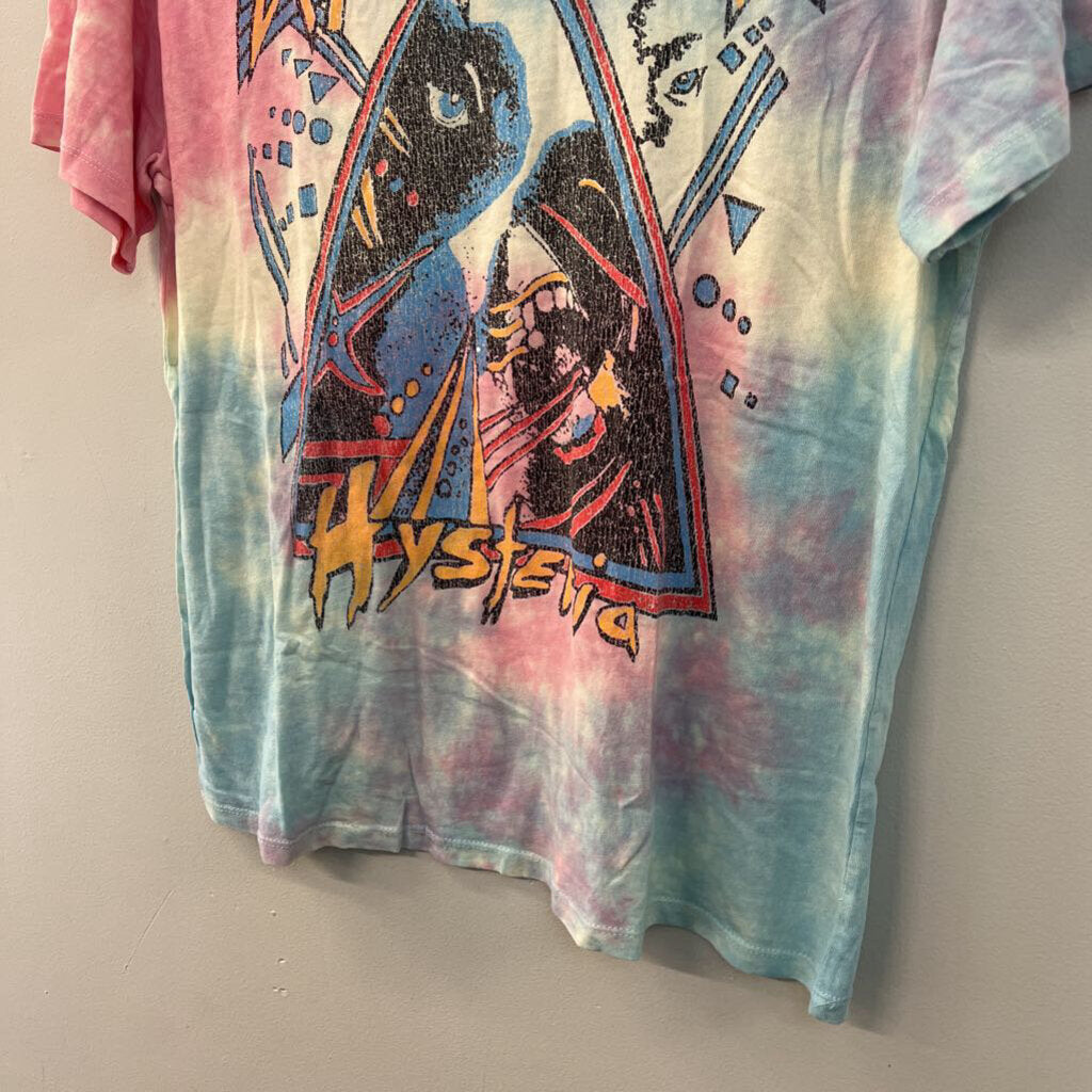 Def Leppard Tie Dye Short Sleeve Graphic Tee Medium