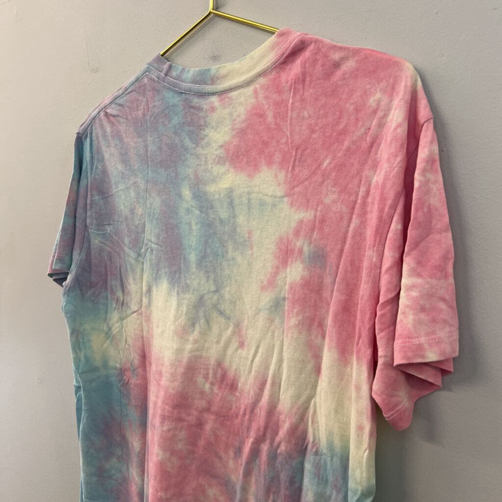 Def Leppard Tie Dye Short Sleeve Graphic Tee Medium