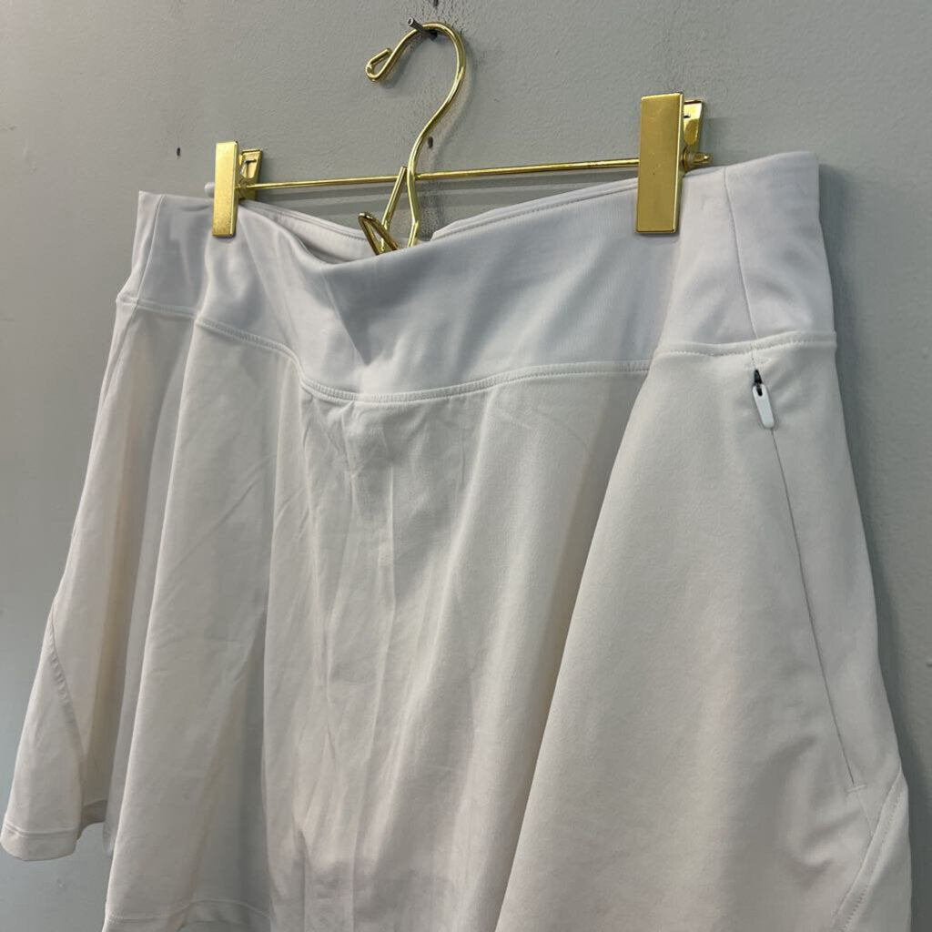 All In Motion White Athletic Skort Extra Large