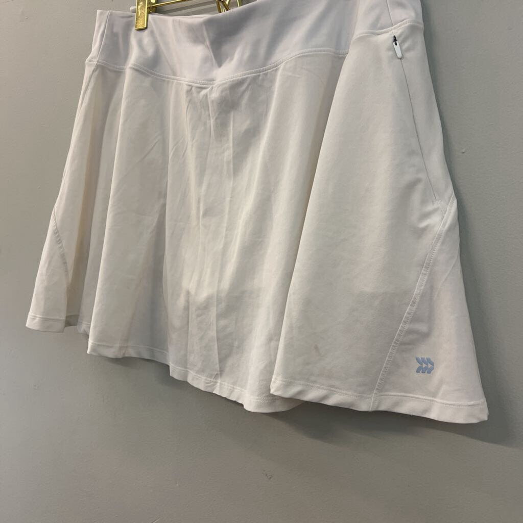 All In Motion White Athletic Skort Extra Large