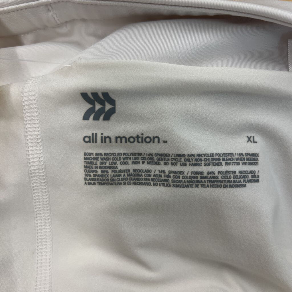 All In Motion White Athletic Skort Extra Large