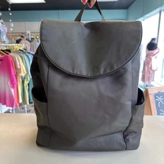 Green Nylon Backpack
