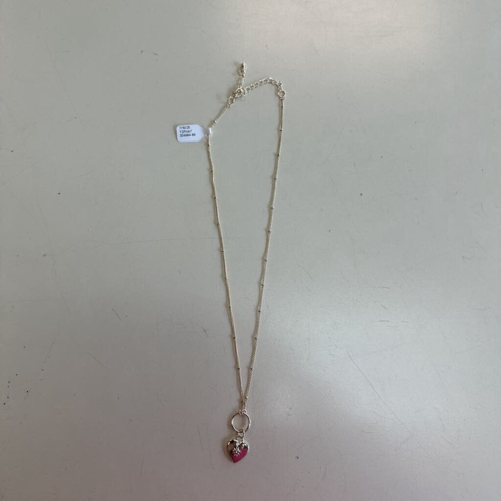 Gold Heart Pendant Necklace