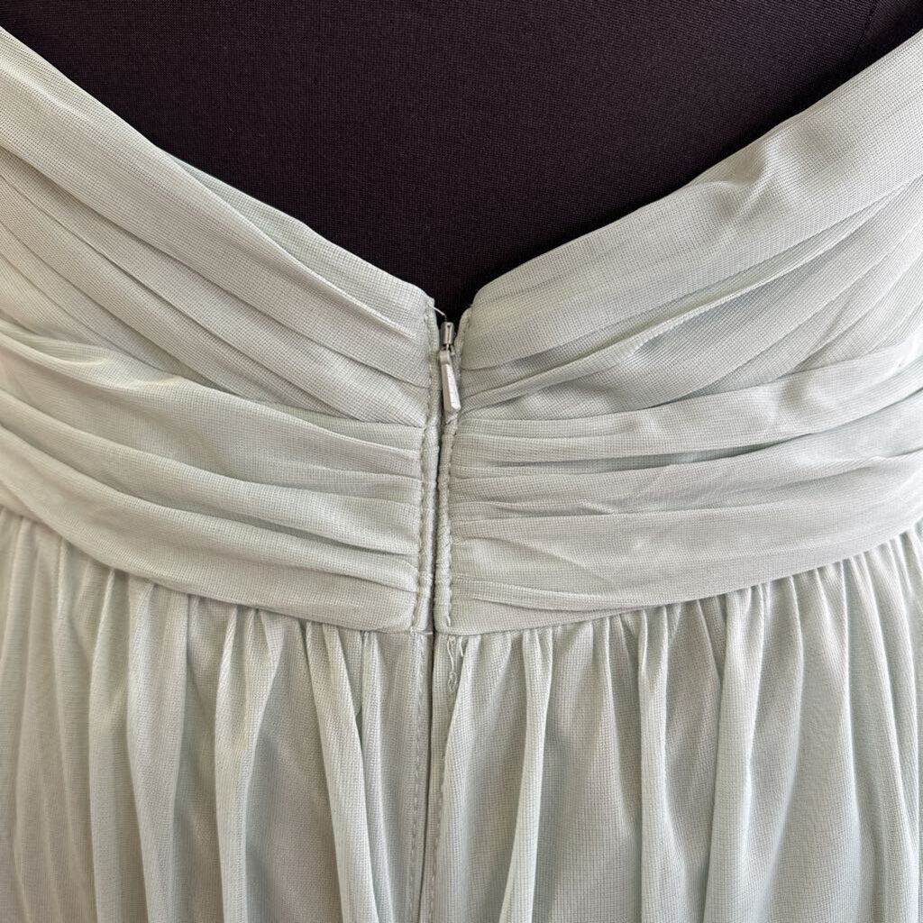 DB Studio Sage Green Ruched Top Long Formal Dress 22