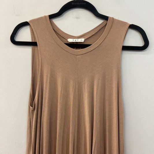 Uge Brown Tank Shift Dress Medium