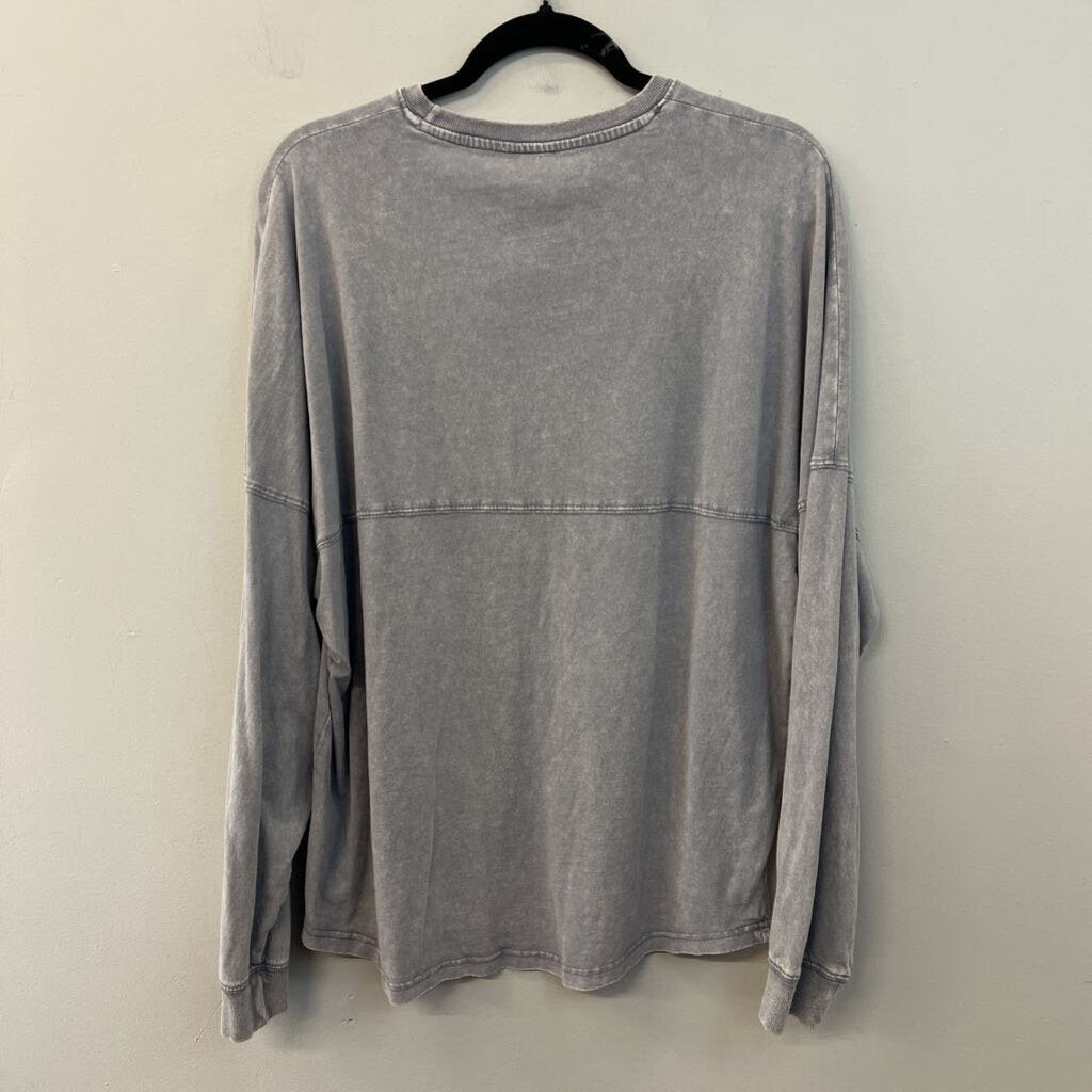 Gameday Couture Grey/ Multi Seattle Football Long Sleeve Graphic Tee Large