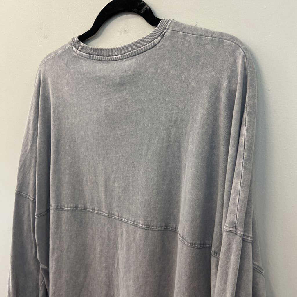 Gameday Couture Grey/ Multi Seattle Football Long Sleeve Graphic Tee Large