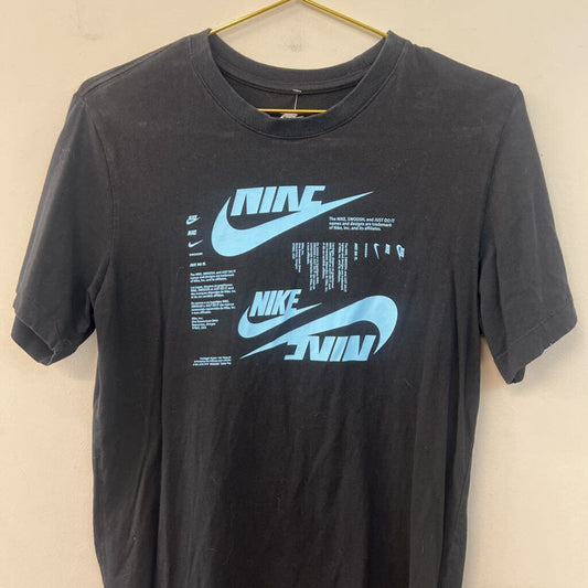 Nike Black/ Blue Short Sleeve Graphic Tee Small