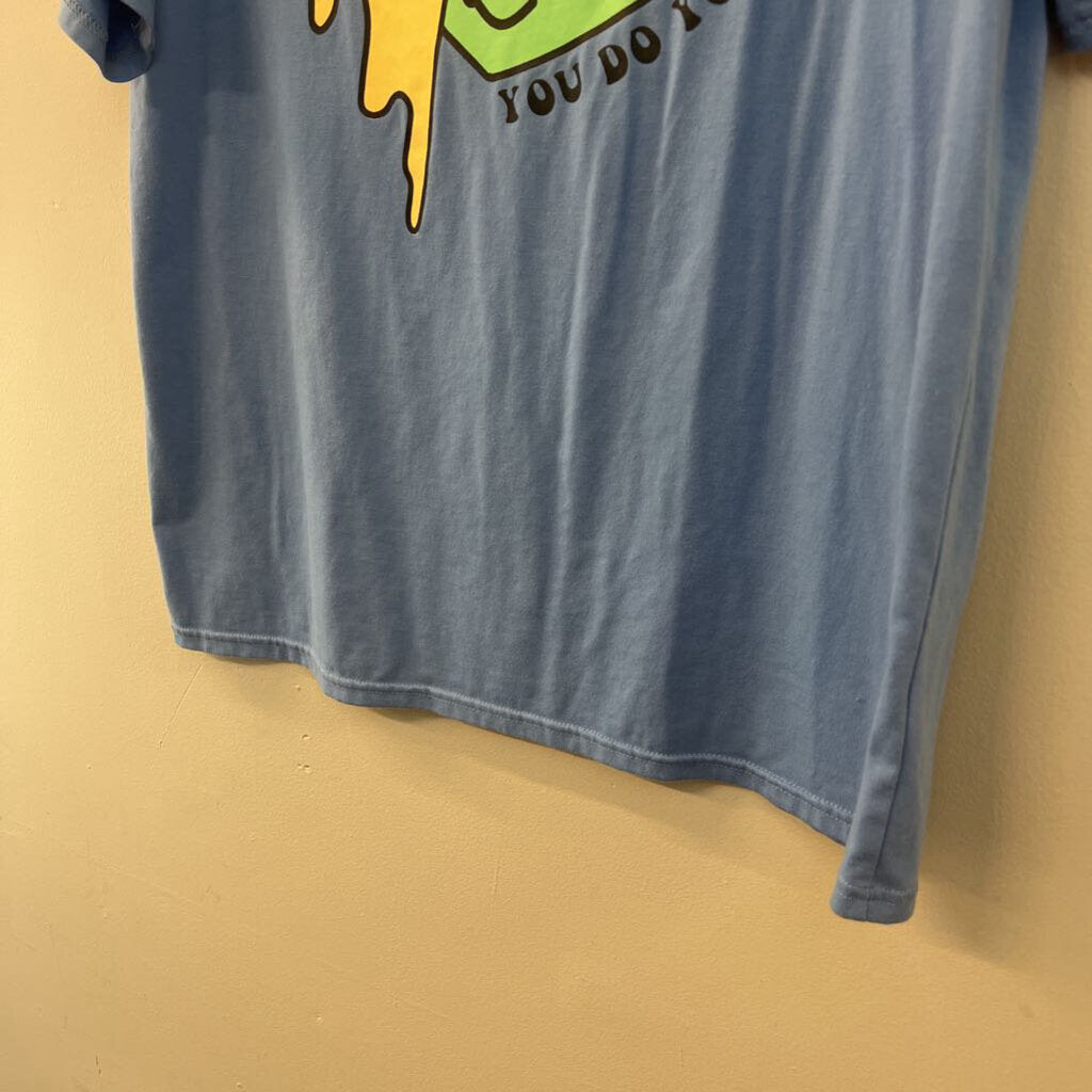 Blue/ Multi Smiley Face You Do You Short Sleeve Graphic Tee Medium