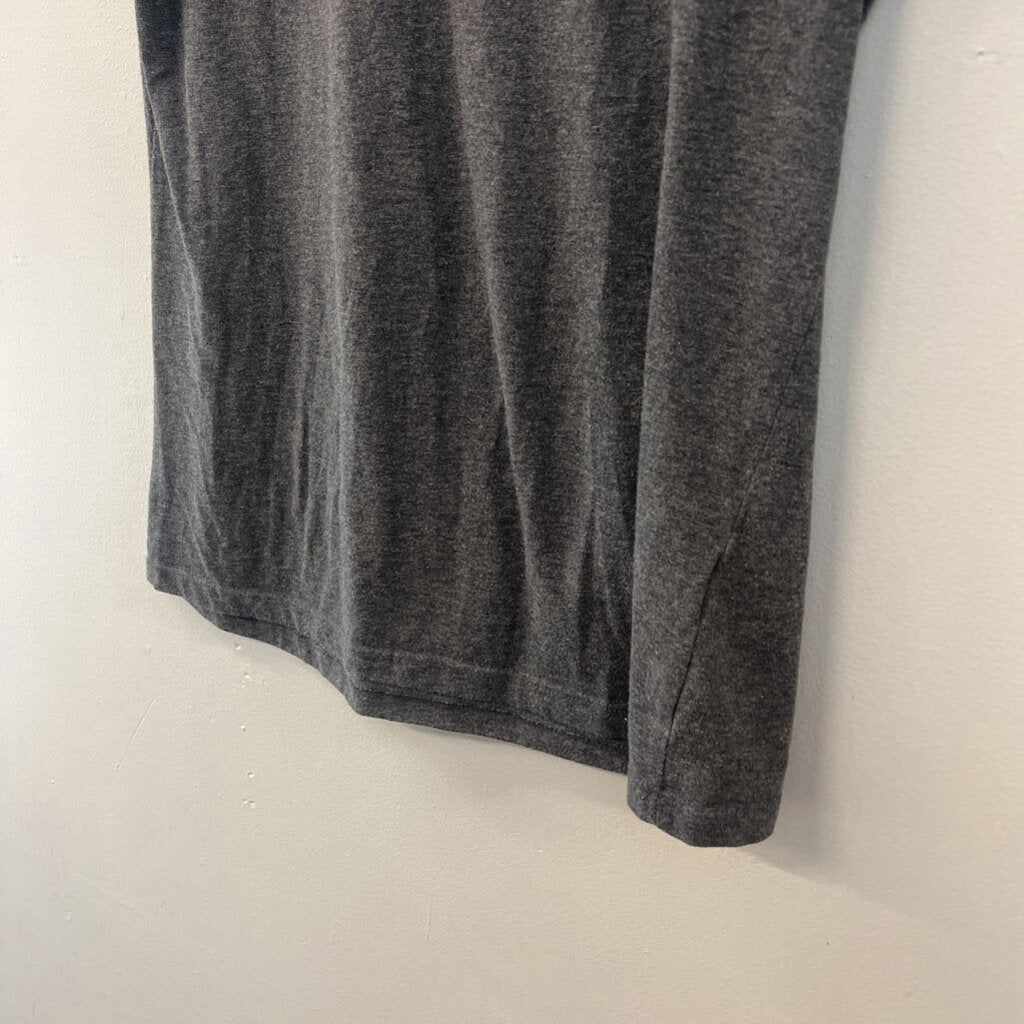 Adidas Grey Logo Short Sleeve Top Medium