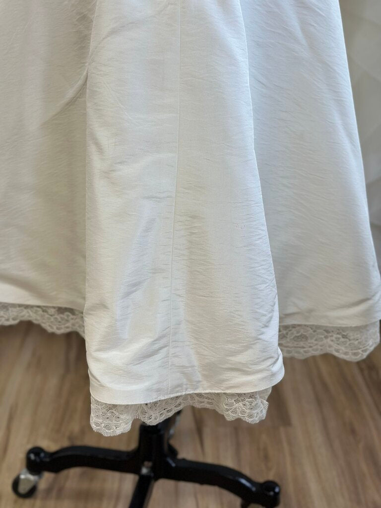 Dolly Couture Vintage Inspired Lace Top Tea Length Wedding Dress 14