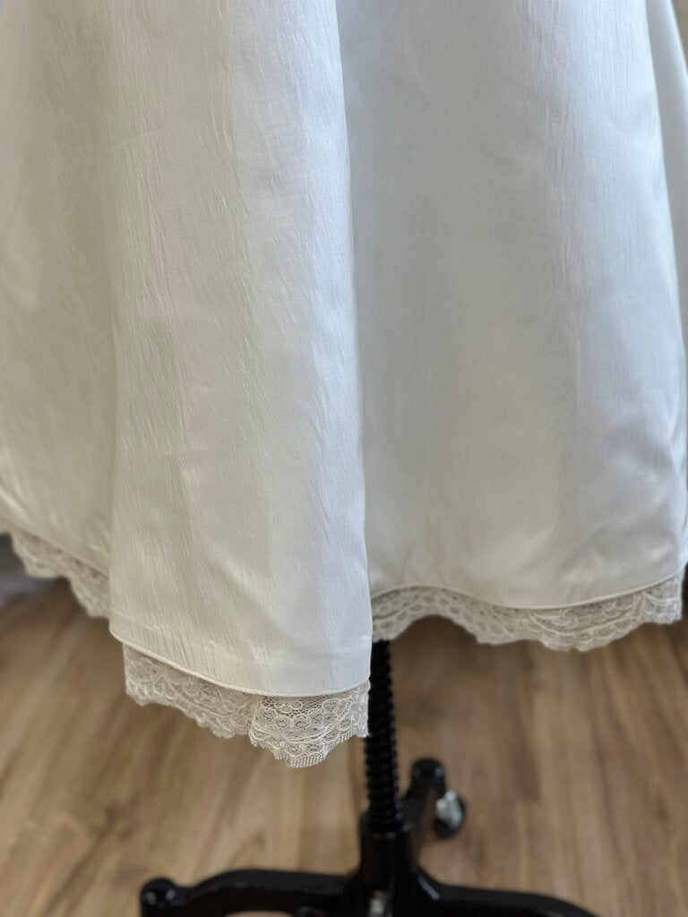 Dolly Couture Vintage Inspired Lace Top Tea Length Wedding Dress 14
