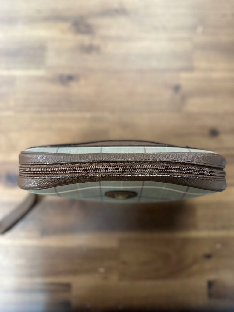 Burberry Nova Check Clutch Bag Canvas and Leather