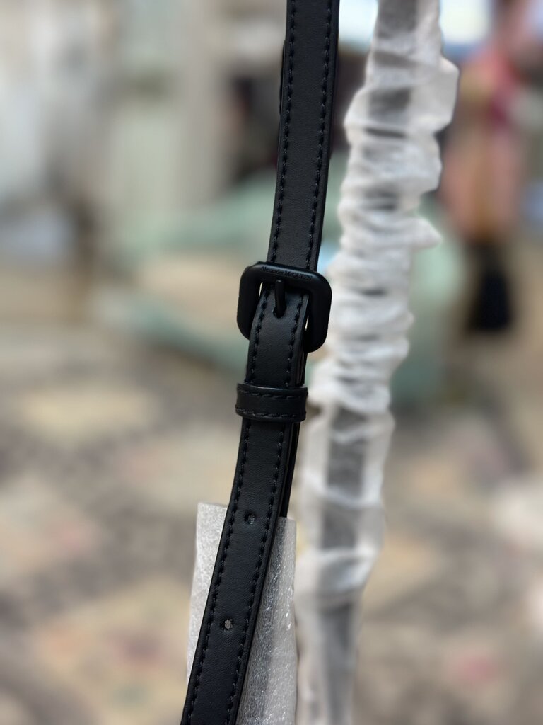 Alexander McQueen Graffiti Black Shoulder Bag