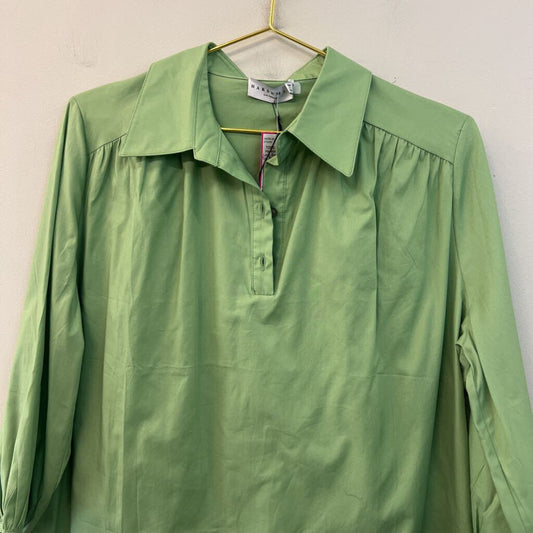 Harshman Green Long Sleeve Delano Top Medium