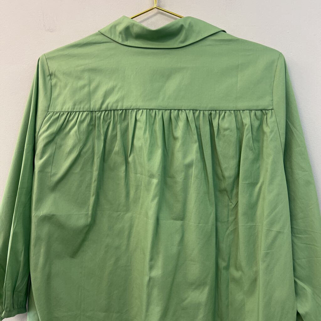 Harshman Green Long Sleeve Delano Top Medium