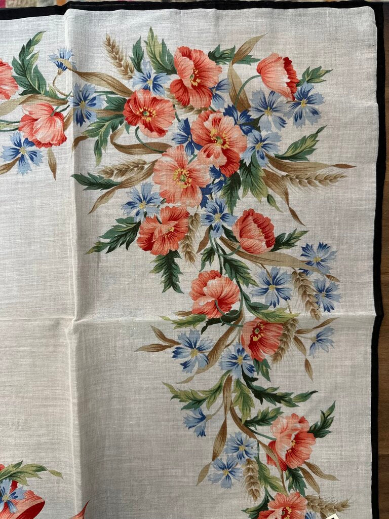 Yves Saint Laurant Floral Scarf YSL