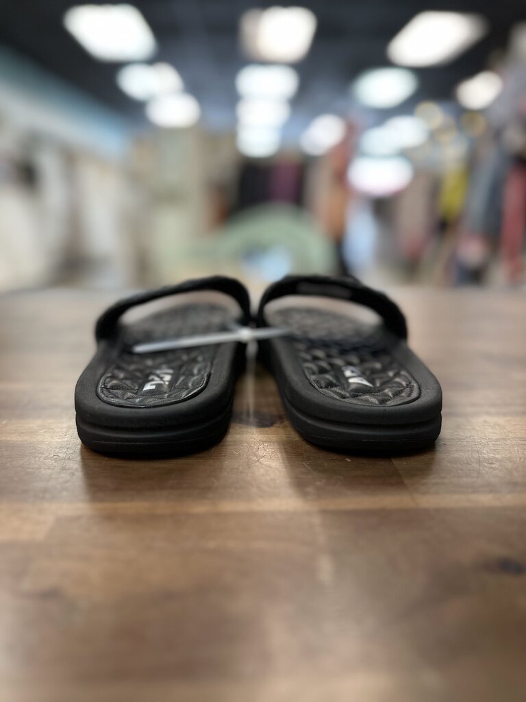 APL Black Quilted Slides 6.0
