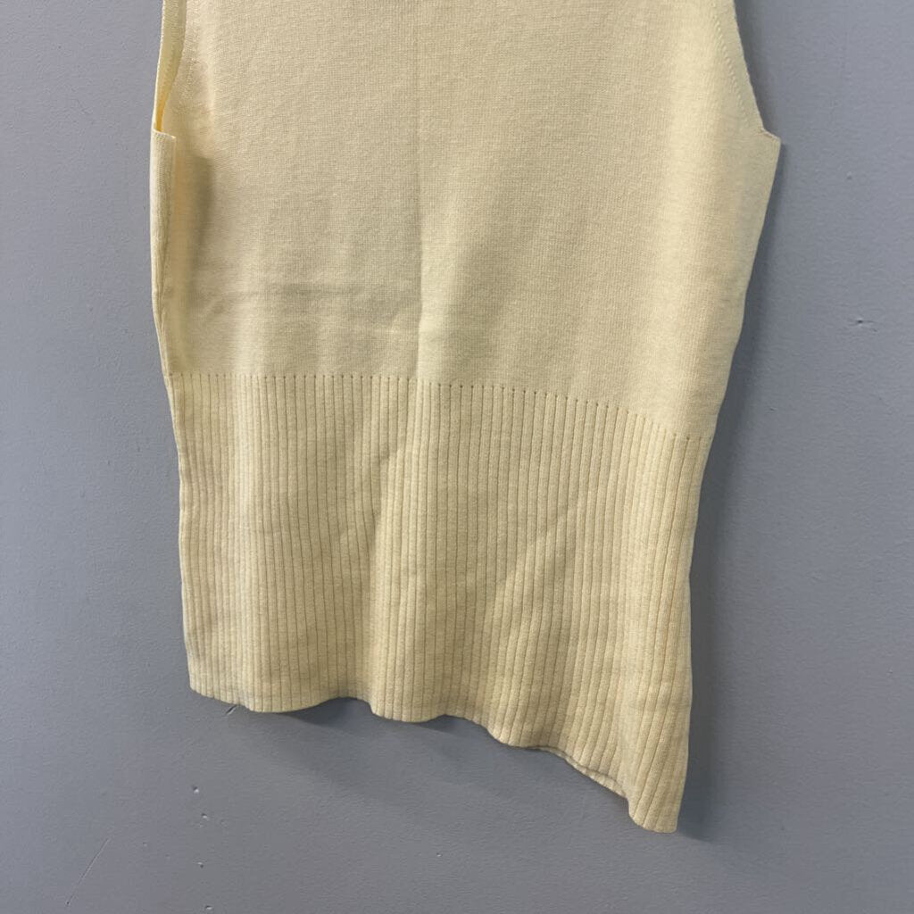 Splendor Yellow Knit Tank Top Small