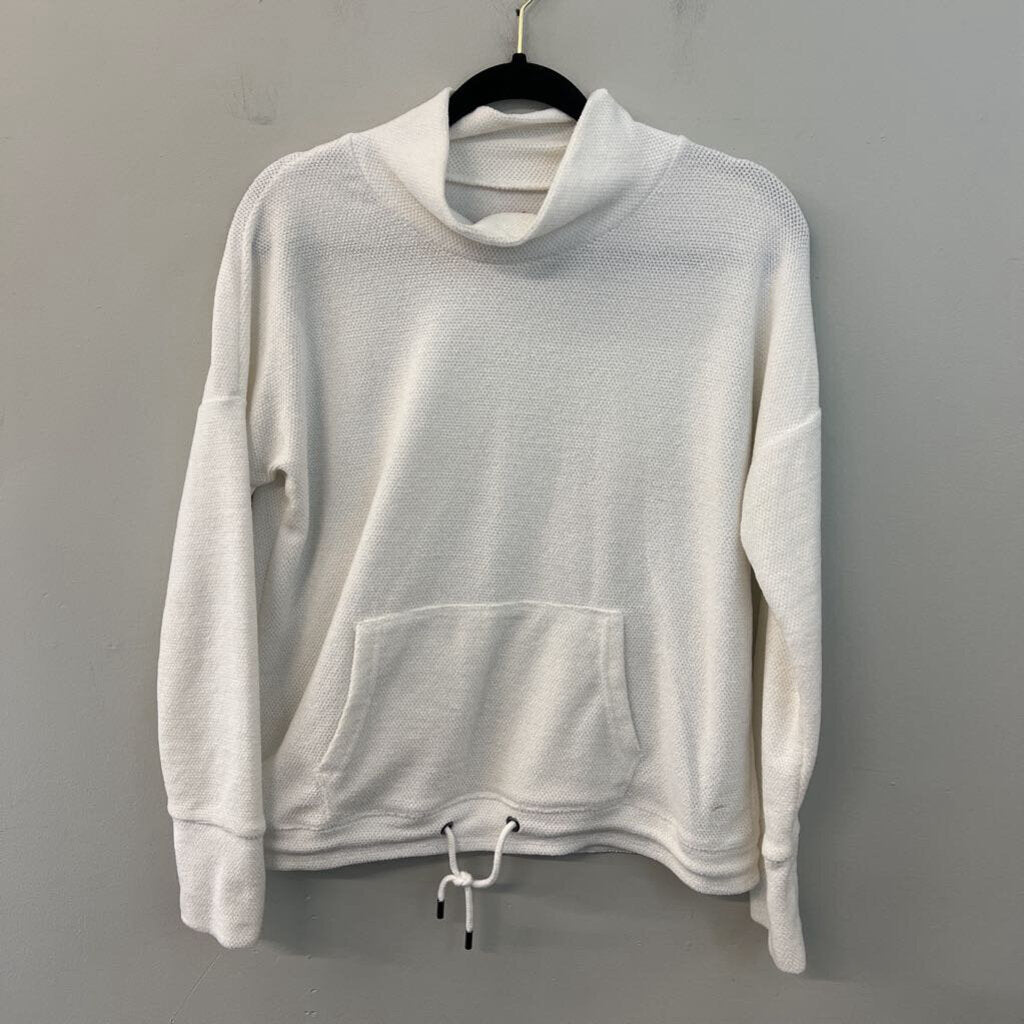 Zyia Active White Soft Long Sleeve Pullover Small