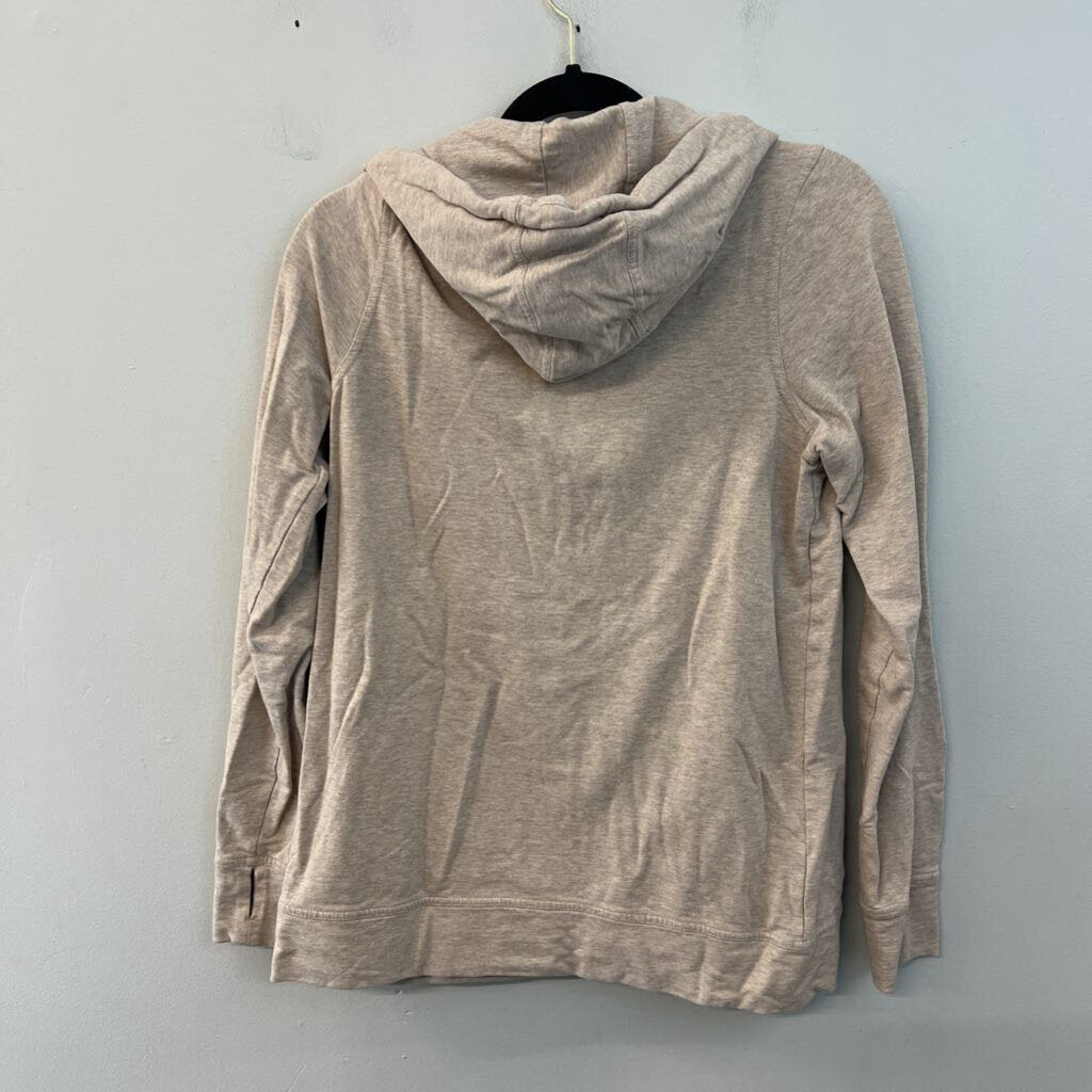 Pact Brown Long Sleeve Zip Up Hoodie Medium