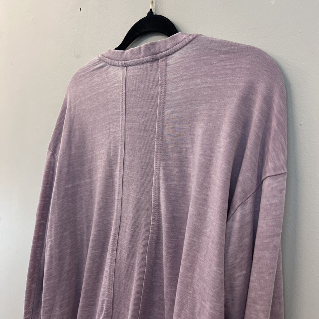 Jane and Delancey Purple Long Sleeve Top Medium