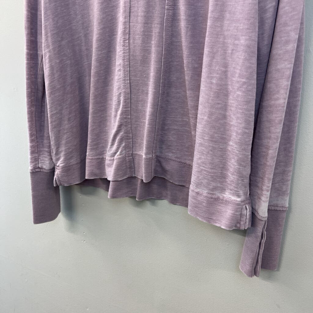 Jane and Delancey Purple Long Sleeve Top Medium
